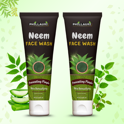 Phillauri Neem Face Wash For Skin Detoxifying, 60ml
