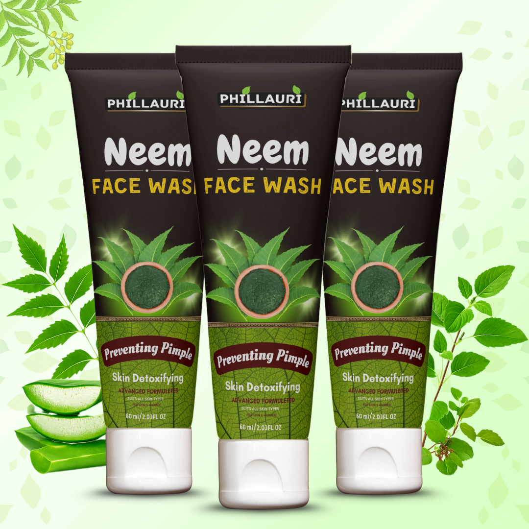 Phillauri Neem Face Wash For Skin Detoxifying, 60ml
