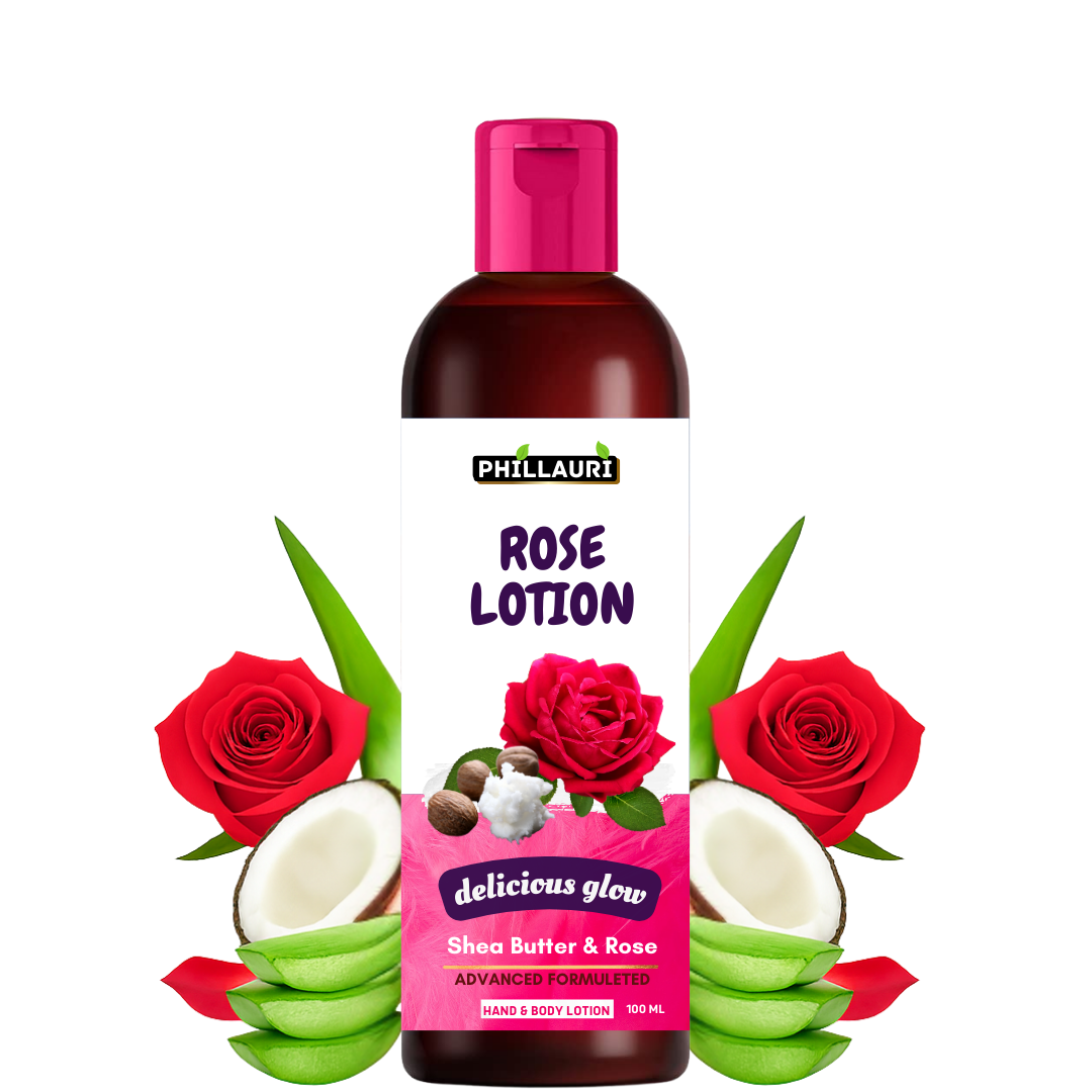 Phillauri Advanced Formulated Rose Body Lotion For Delicious Glow Skin
