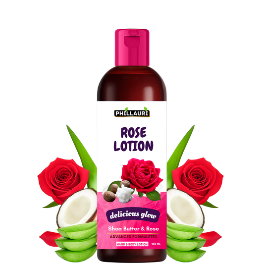 Phillauri Advanced Formulated Rose Body Lotion For Delicious Glow Skin
