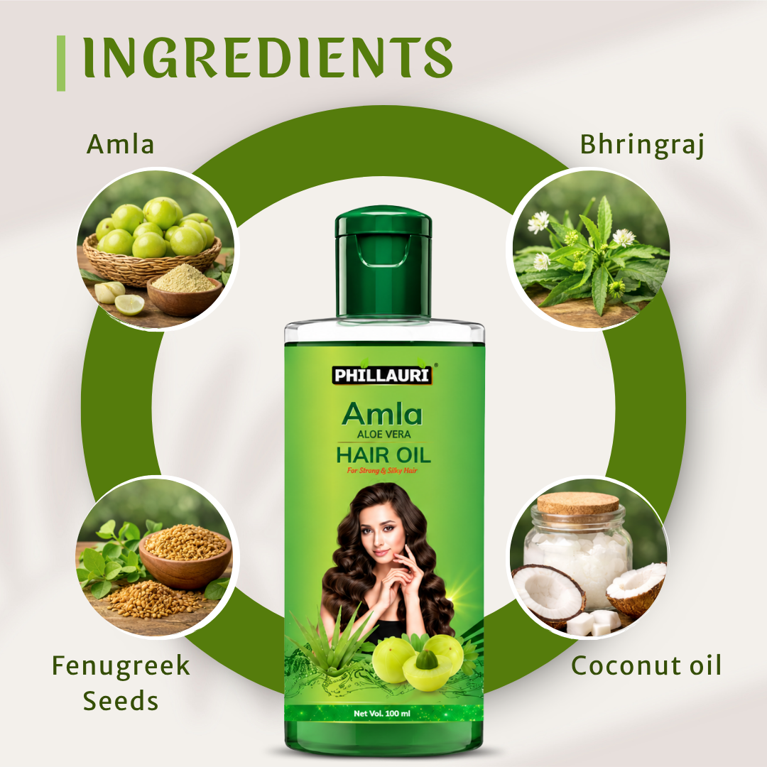 Phillauri Amla Aloe Vera Hair Oil