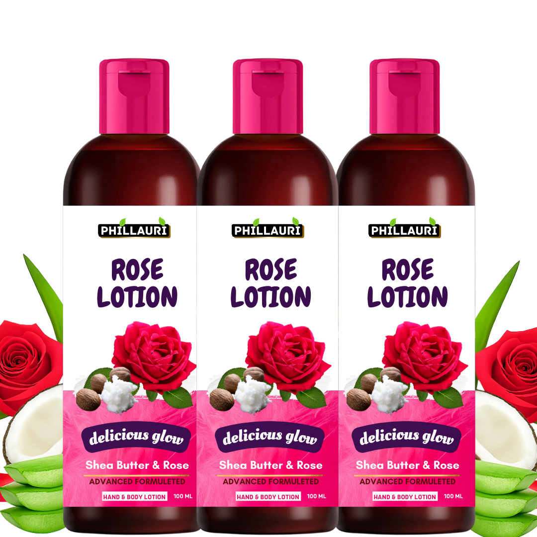 Phillauri Advanced Formulated Rose Body Lotion For Delicious Glow Skin