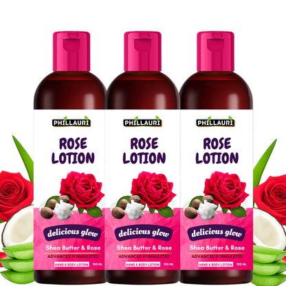 Phillauri Advanced Formulated Rose Body Lotion For Delicious Glow Skin