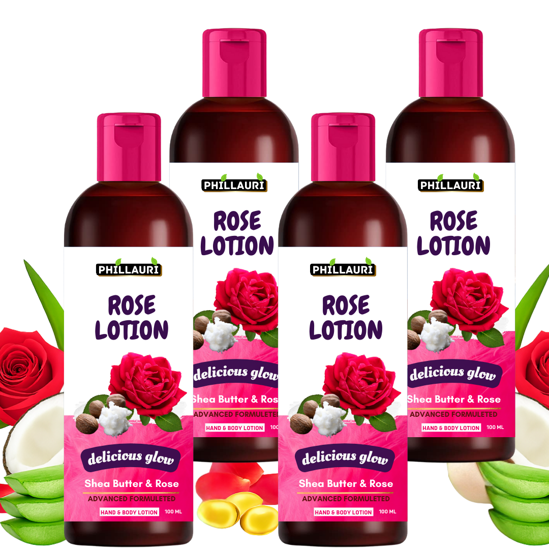 Phillauri Advanced Formulated Rose Body Lotion For Delicious Glow Skin
