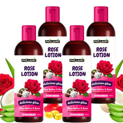 Phillauri Advanced Formulated Rose Body Lotion For Delicious Glow Skin