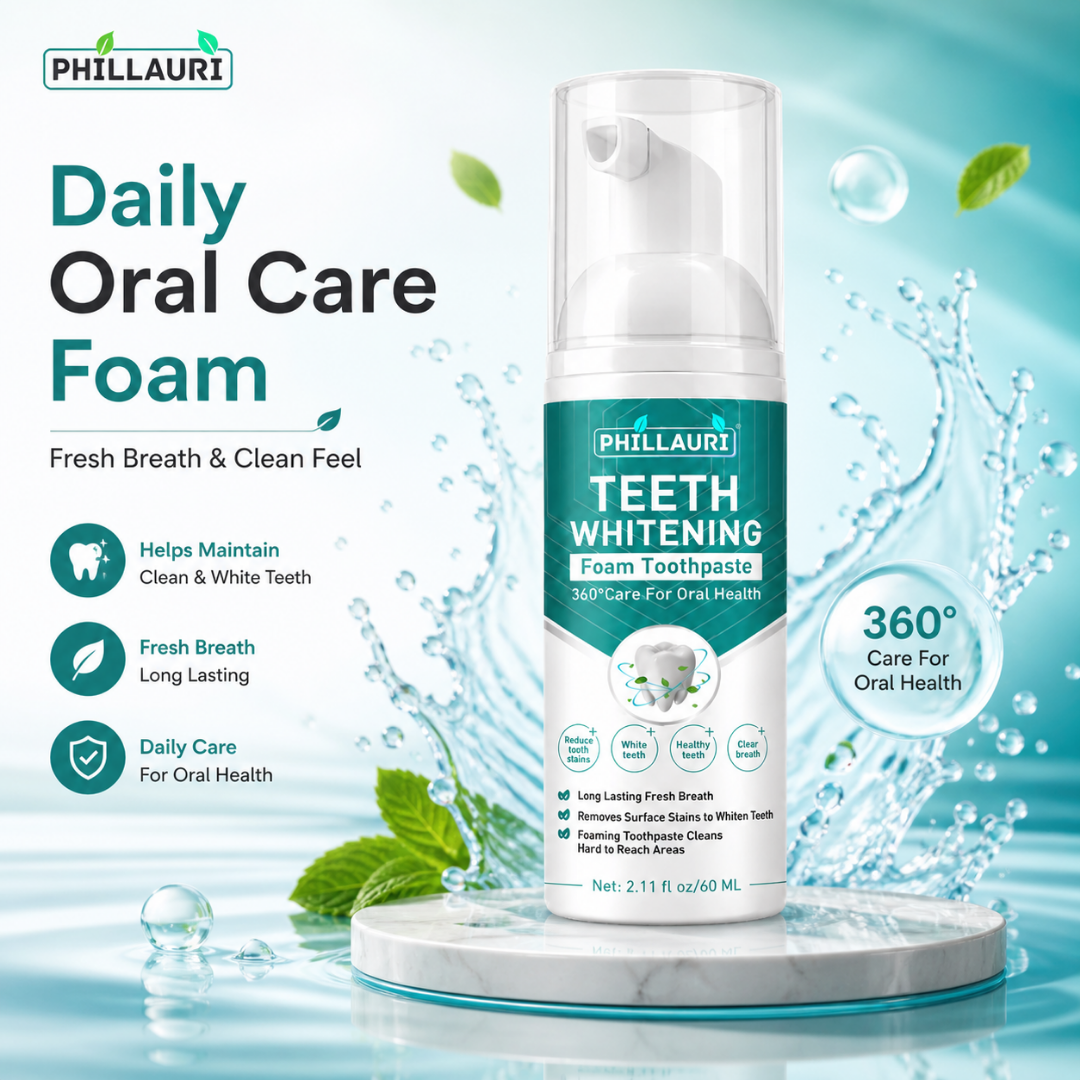 Phillauri Teeth Whitening Foam Toothpaste