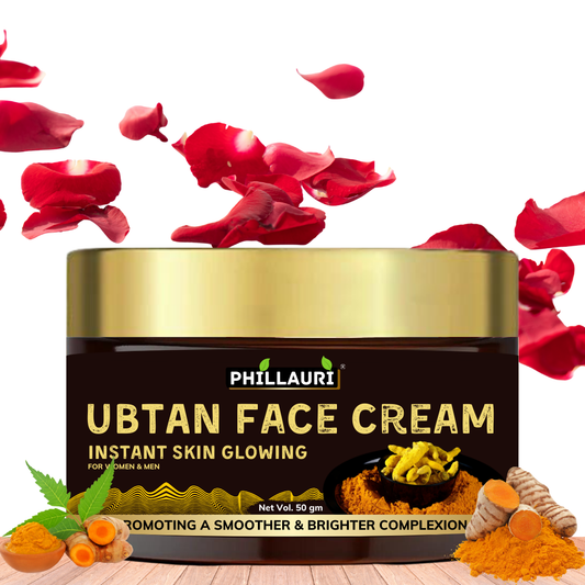 Phillauri Ubtan Face Cream For Instant Skin Glowing, 50gm