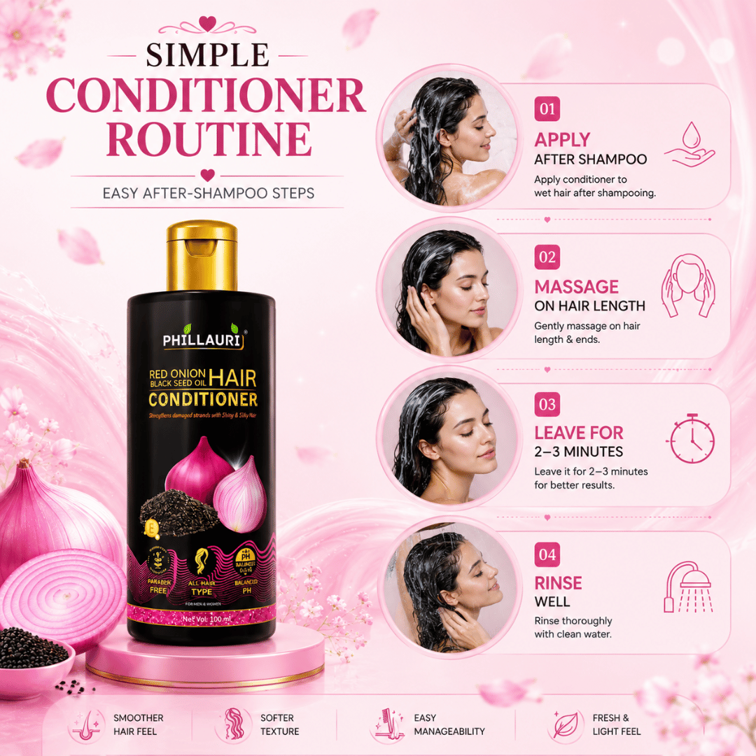 Phillauri Red Onion with Black Seed Oil Conditioner