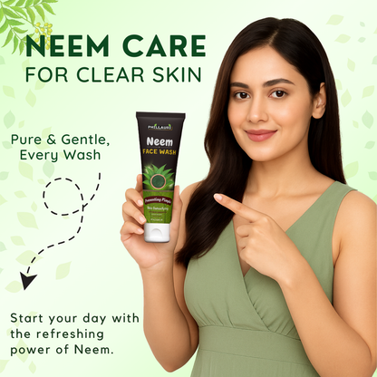 Phillauri Neem Face Wash For Skin Detoxifying, 60ml