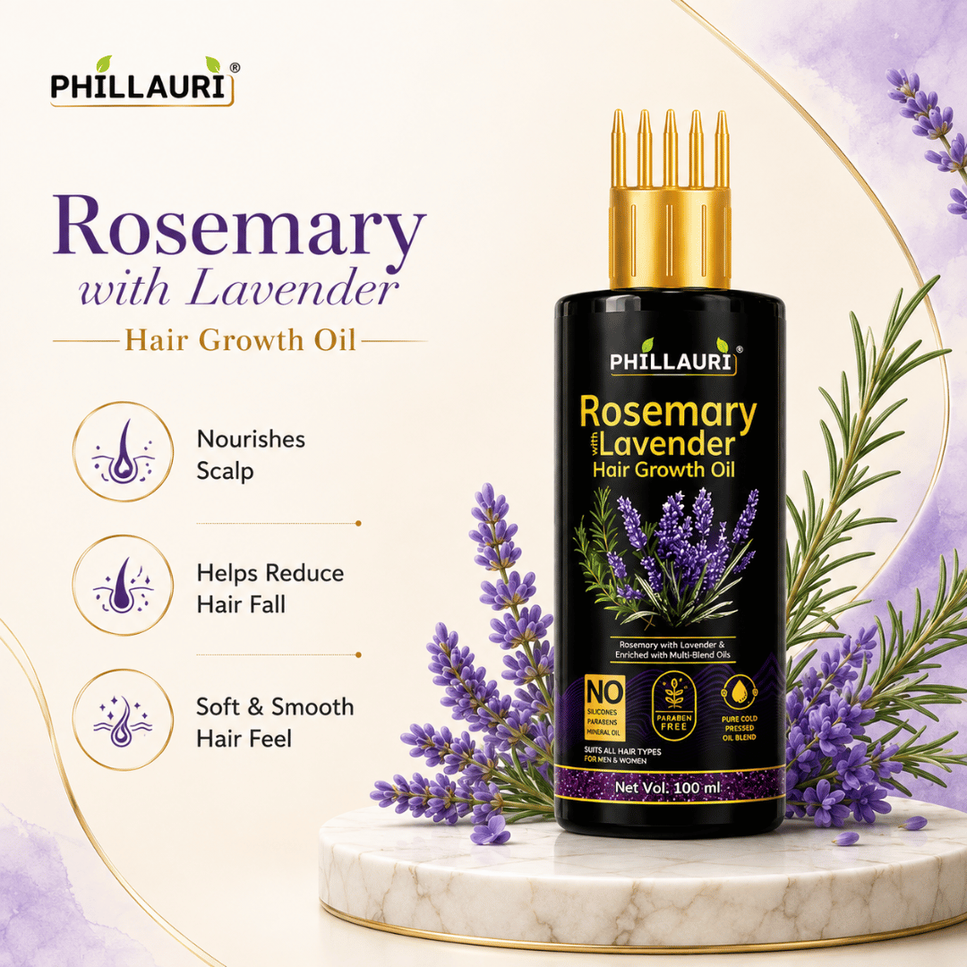 Phillauri Rosemary with Lavender Hair Growth Oil
