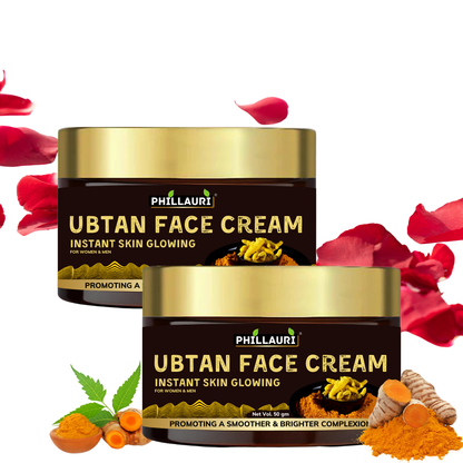 Phillauri Ubtan Face Cream For Instant Skin Glowing, 50gm