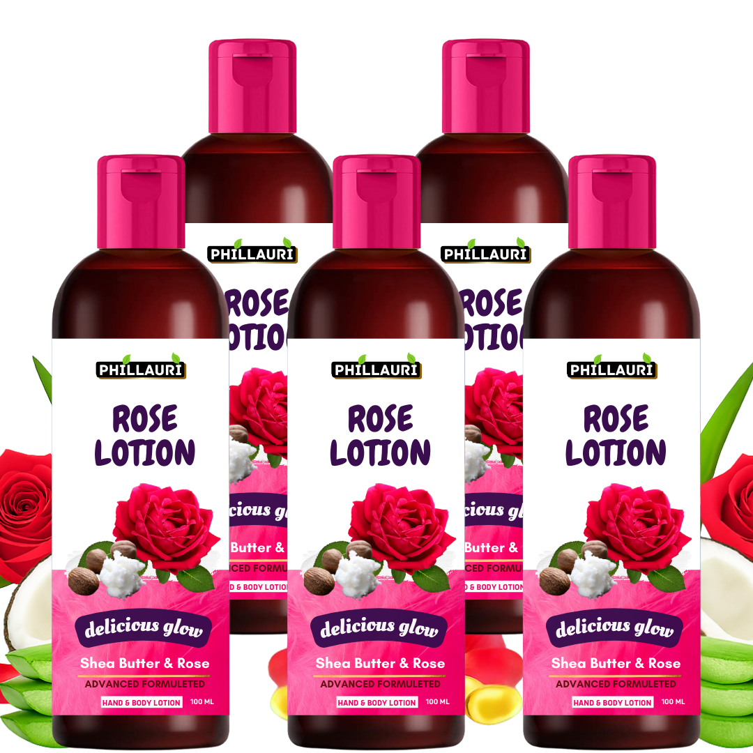 Phillauri Advanced Formulated Rose Body Lotion For Delicious Glow Skin