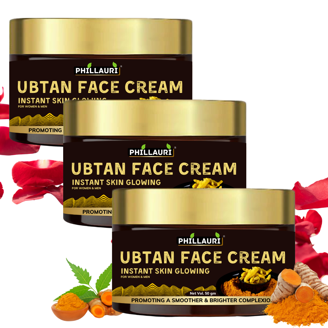 Phillauri Ubtan Face Cream For Instant Skin Glowing, 50gm