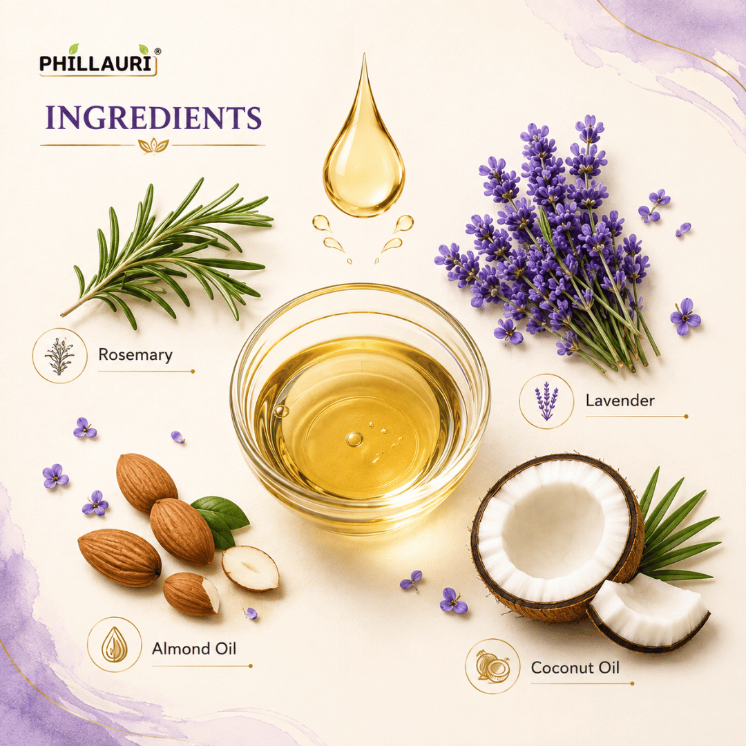 Phillauri Rosemary with Lavender Hair Growth Oil