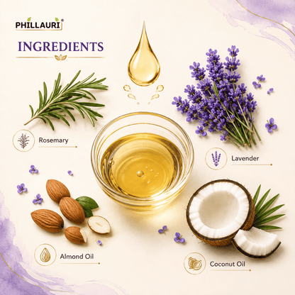 Phillauri Rosemary with Lavender Hair Growth Oil