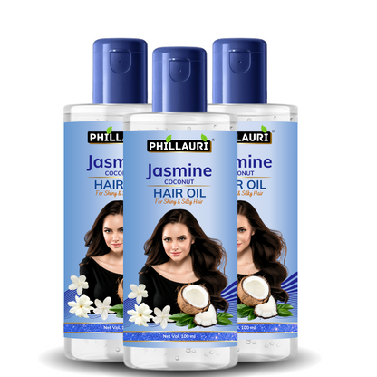 Phillauri Jasmine Coconut Hair Oil For Long-lasting Moisture, 100ml