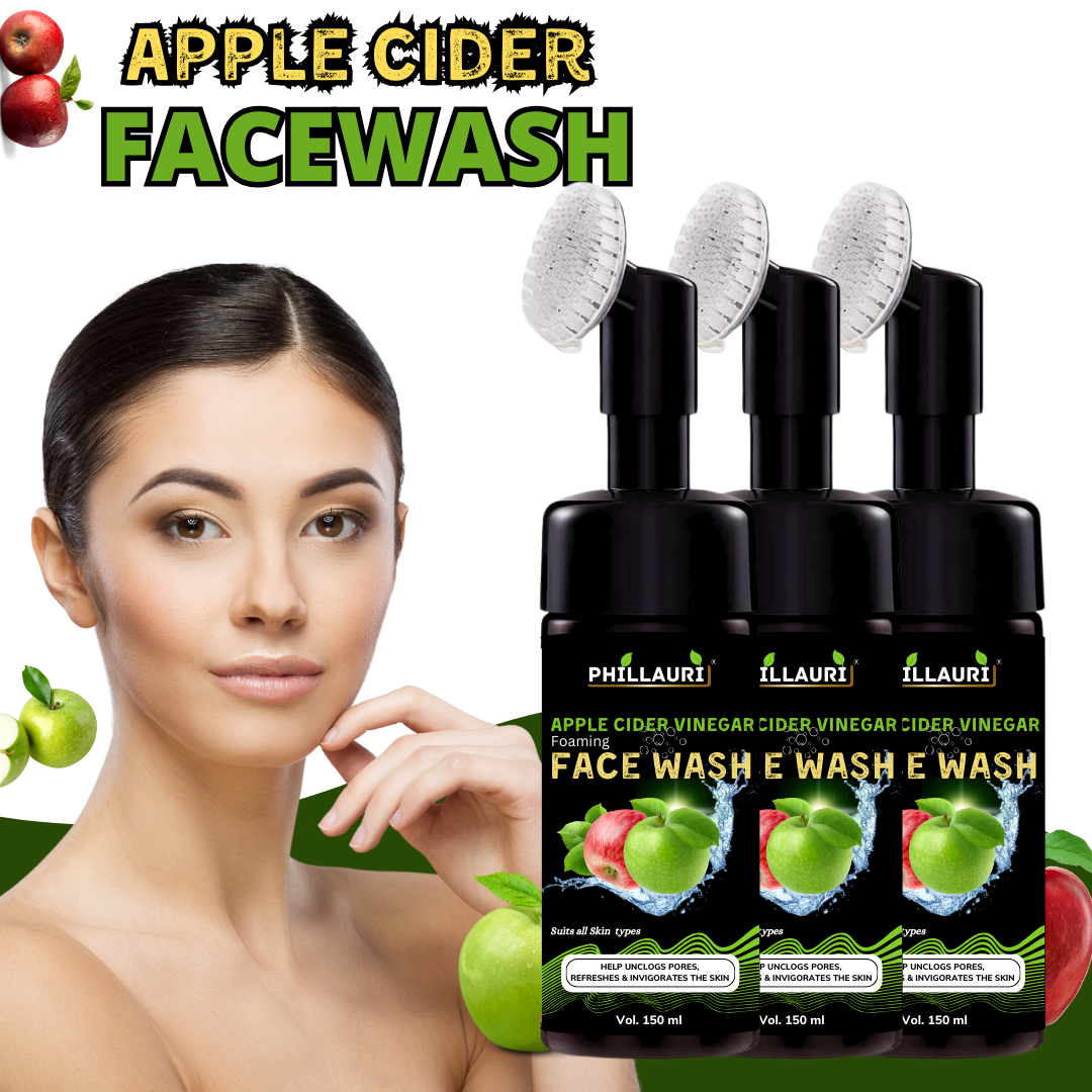 Phillauri Apple Sider Vinegar Forming Facewash For Help Unclogs Pores And Refreshes, 450ML