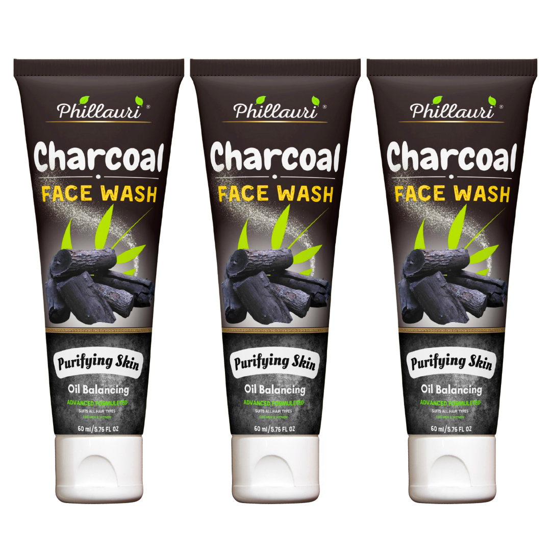 Phillauri Charcoal Face Wash For Oil Balancing, 180ml