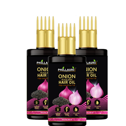 Phillauri Herbal Onion Hair Oil For Long And Strong Hair, 180ml