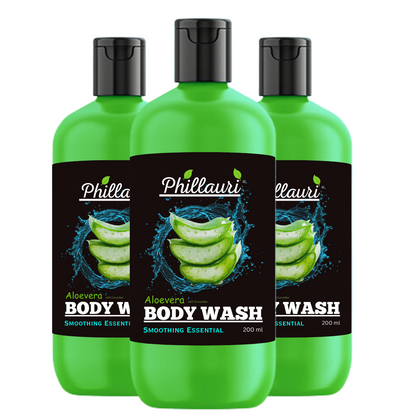 Phillauri Smoothing Aloevera With Cucumber Body Wash, 600ML