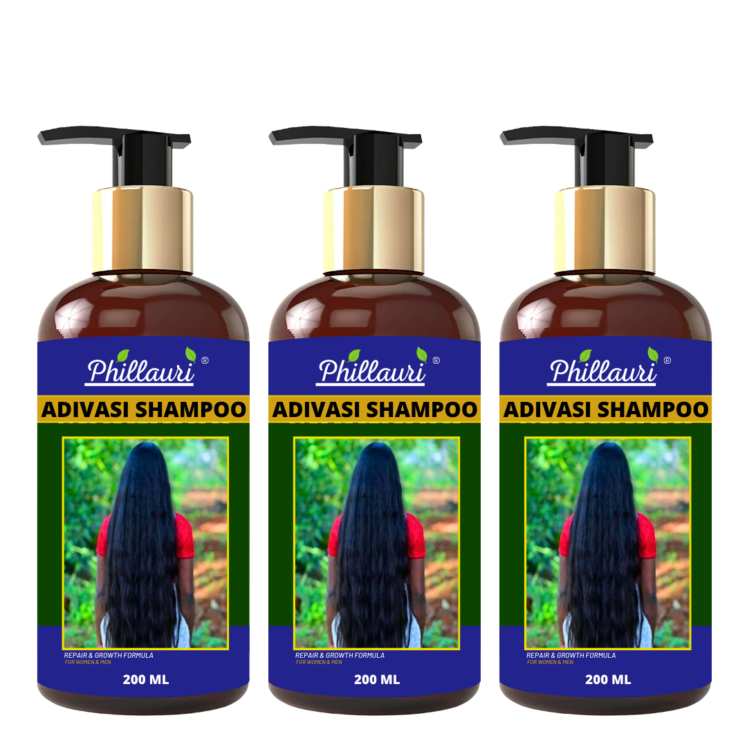 Phillauri Adivasi Shampoo For Hair Repair And Growth Formula, 600ml