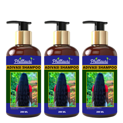 Phillauri Adivasi Shampoo For Hair Repair And Growth Formula, 600ml