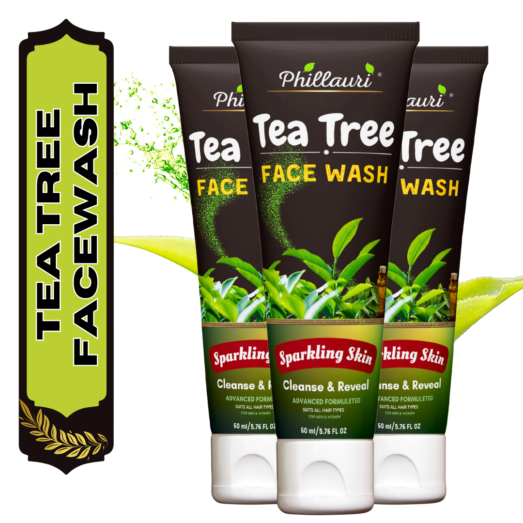 Phillauri Tea Tree Face Wash For Cleanse And Reveal, 180ml