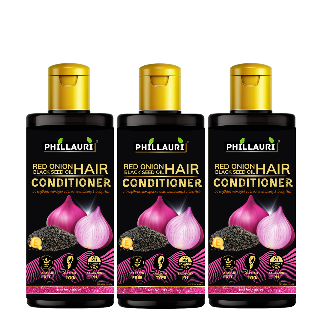 Phillauri Red Onion Black Seed Conditioner For Hair Growth, 300ML