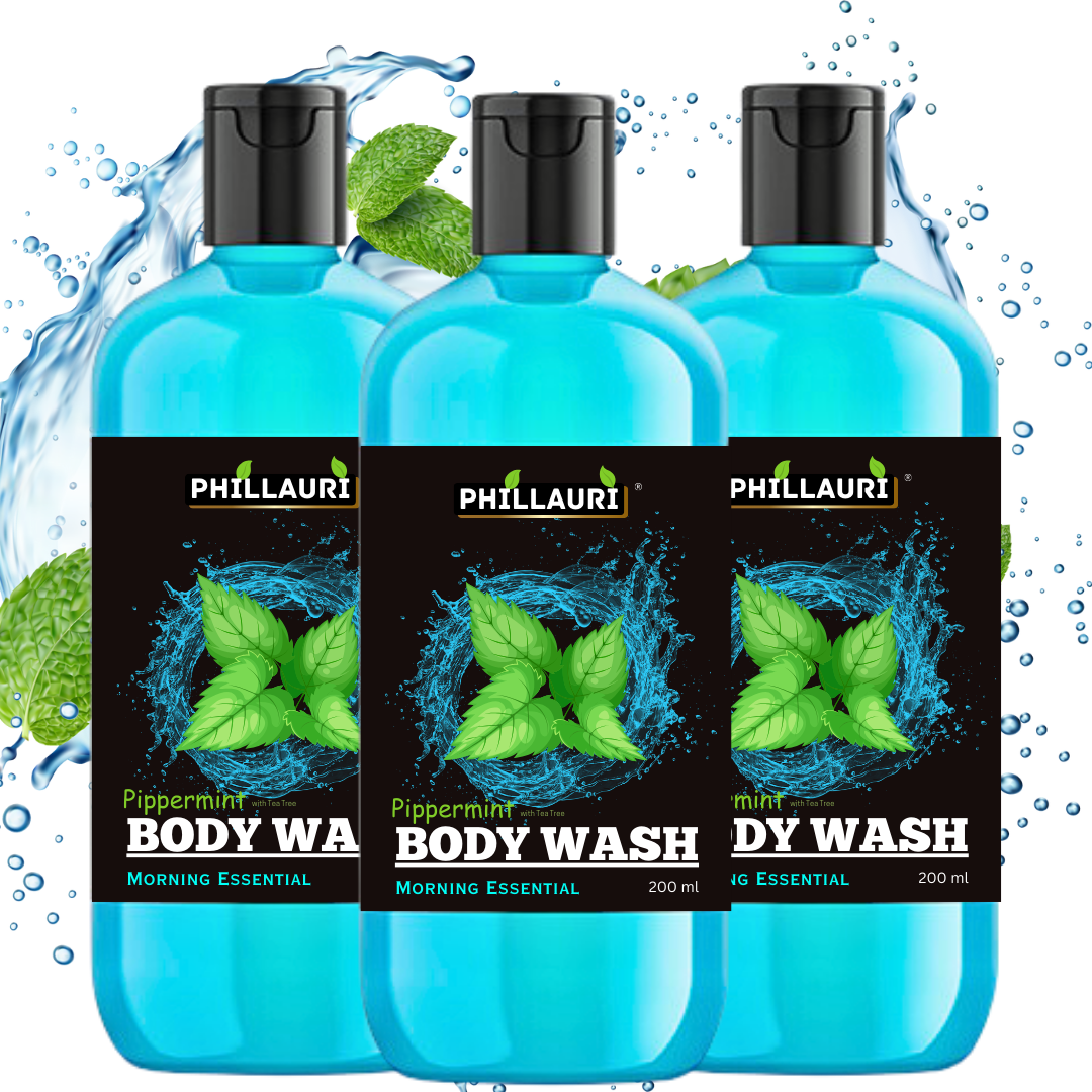 Phillauri Morning Essential Pippermint Body wash For Soft And Glowing Skin, 200ML