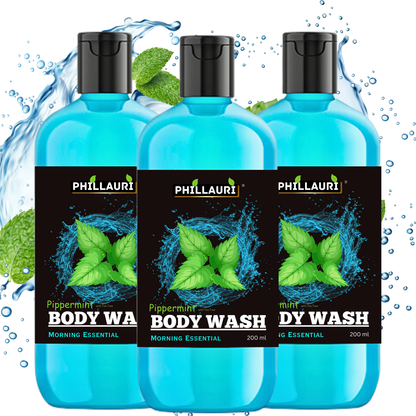 Phillauri Morning Essential Pippermint Body wash For Soft And Glowing Skin, 200ML