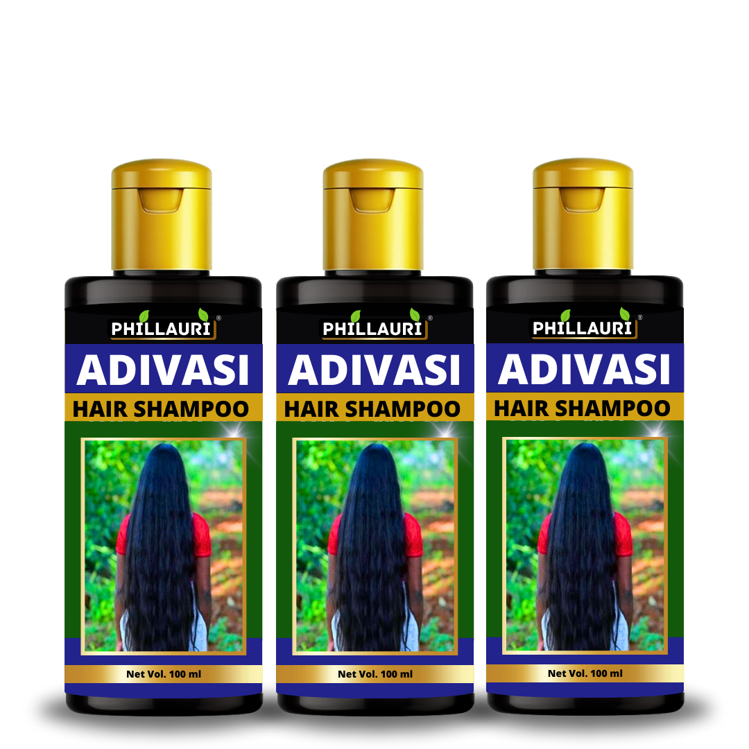 Adivasi Herbal Shampoo For Healthy Scalp And Hair Growth, 300ML