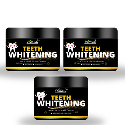 Phillauri Teeth Whitening Powder For Whitening And Detoxifier, 150GM