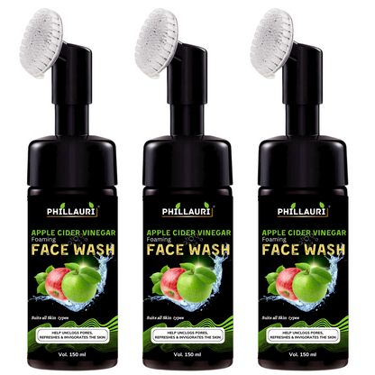 Phillauri Apple Sider Vinegar Forming Facewash For Help Unclogs Pores And Refreshes, 300ML