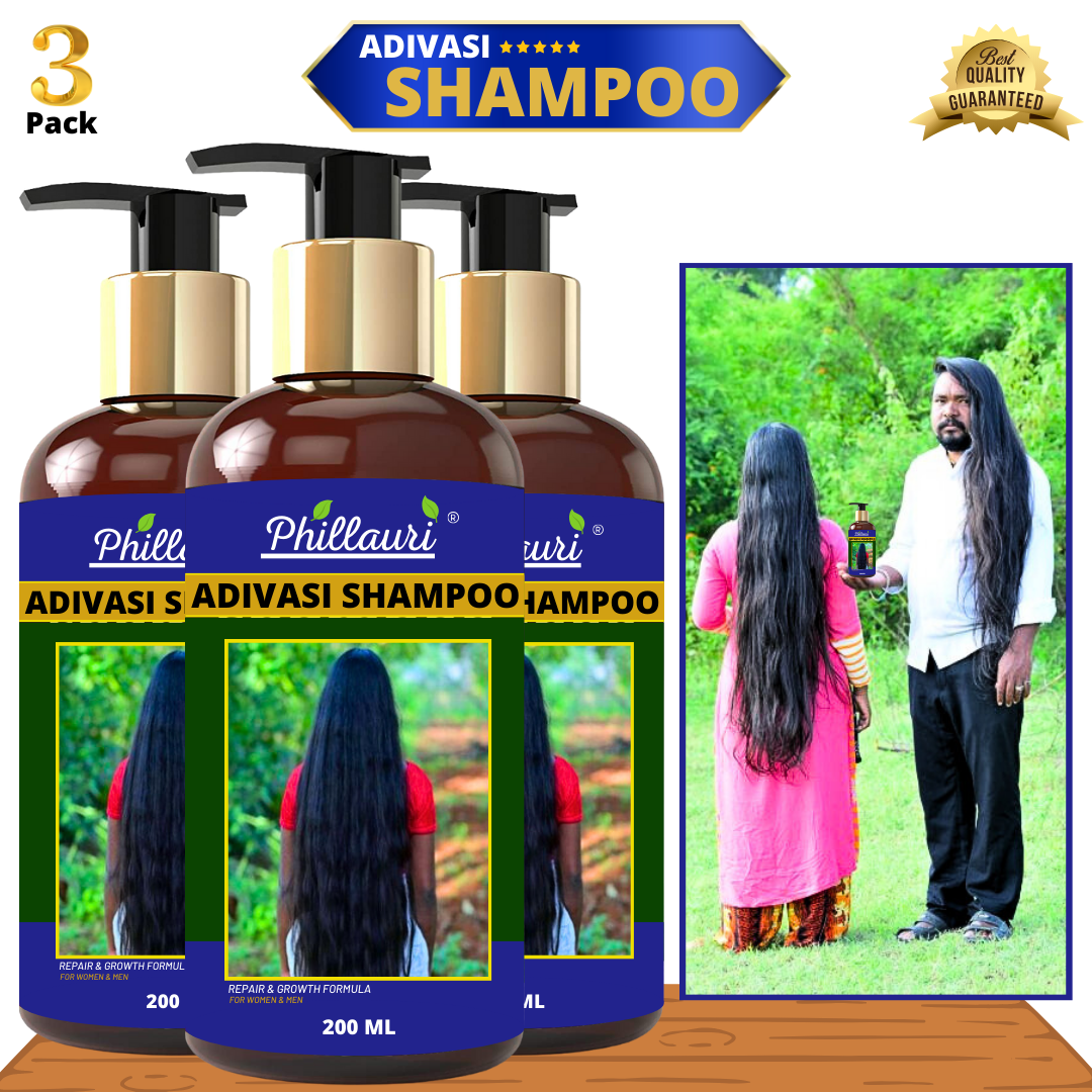 Phillauri Adivasi Shampoo For Hair Repair And Growth Formula, 600ml