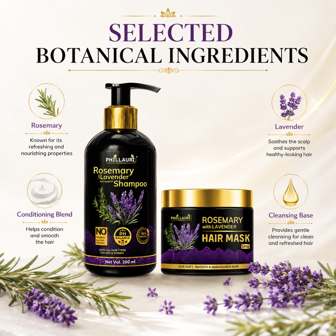 Phillauri Rosemary with Lavender Hair Care Combo