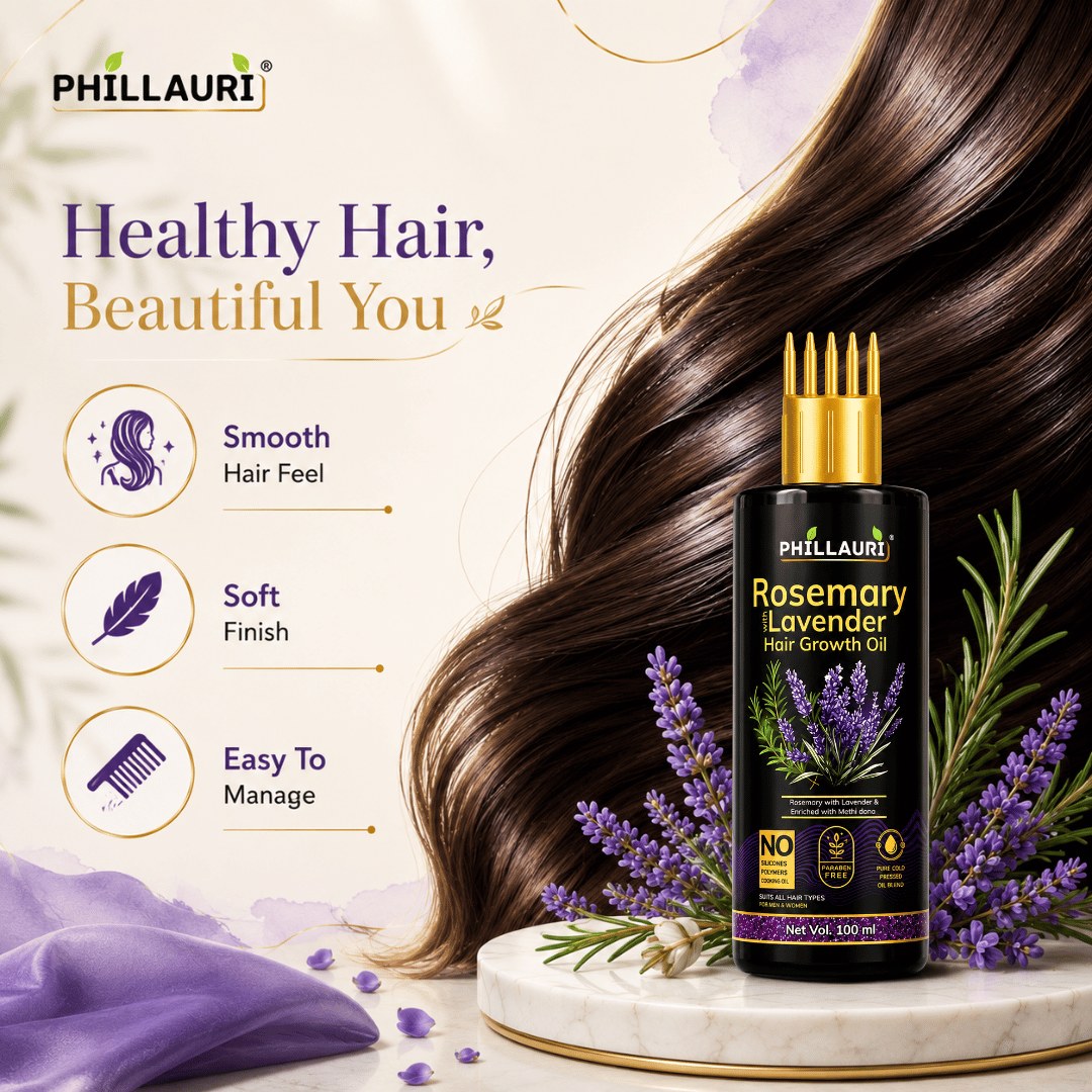 Phillauri Rosemary with Lavender Hair Growth Oil