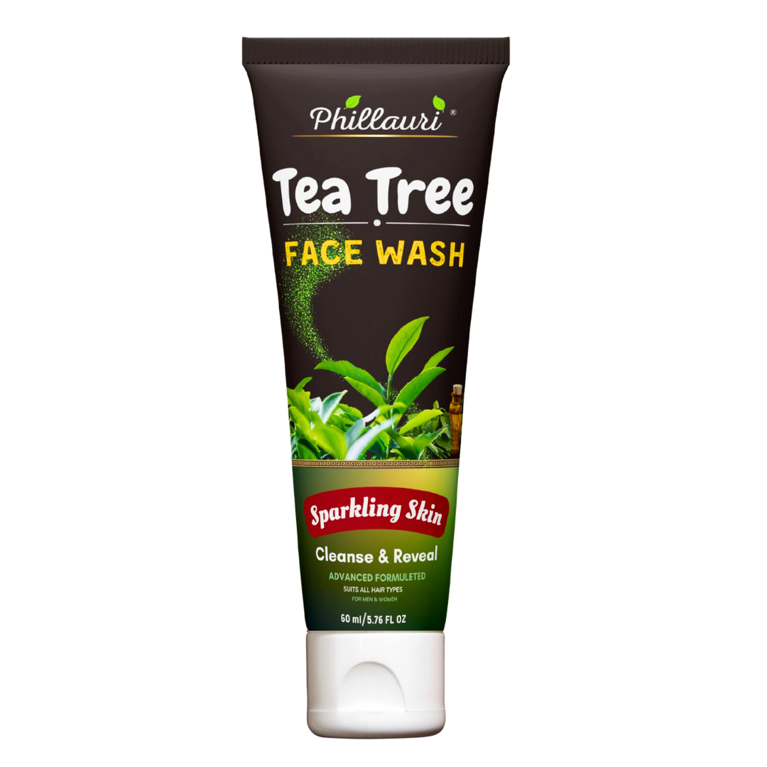 Phillauri Tea Tree Face Wash For Cleanse And Reveal, 60ml