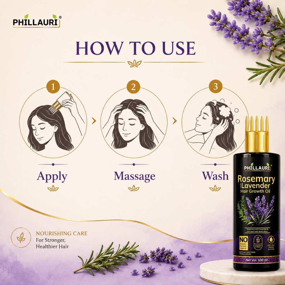 Phillauri Rosemary with Lavender Hair Growth Oil