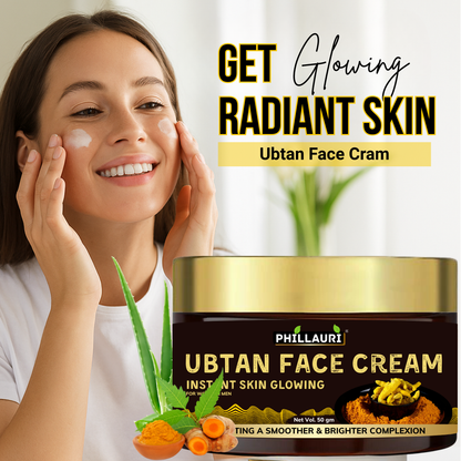 Phillauri Ubtan Face Cream For Instant Skin Glowing, 50gm