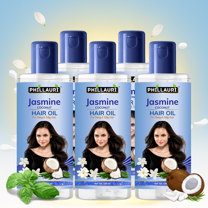 Phillauri Jasmine Coconut Hair Oil For Long-lasting Moisture, 100ml