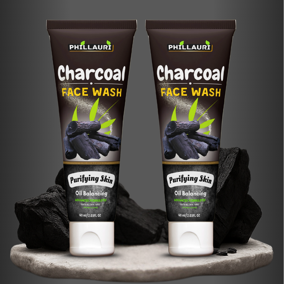Phillauri Charcoal Face Wash For Oil Balancing, 60ml