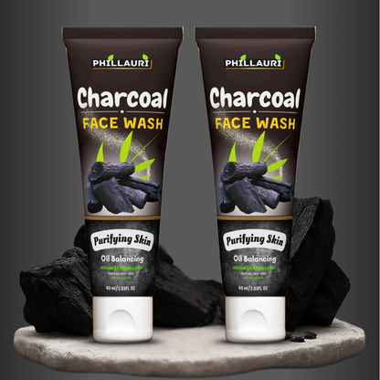 Phillauri Charcoal Face Wash For Oil Balancing, 60ml