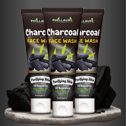 Phillauri Charcoal Face Wash For Oil Balancing, 60ml