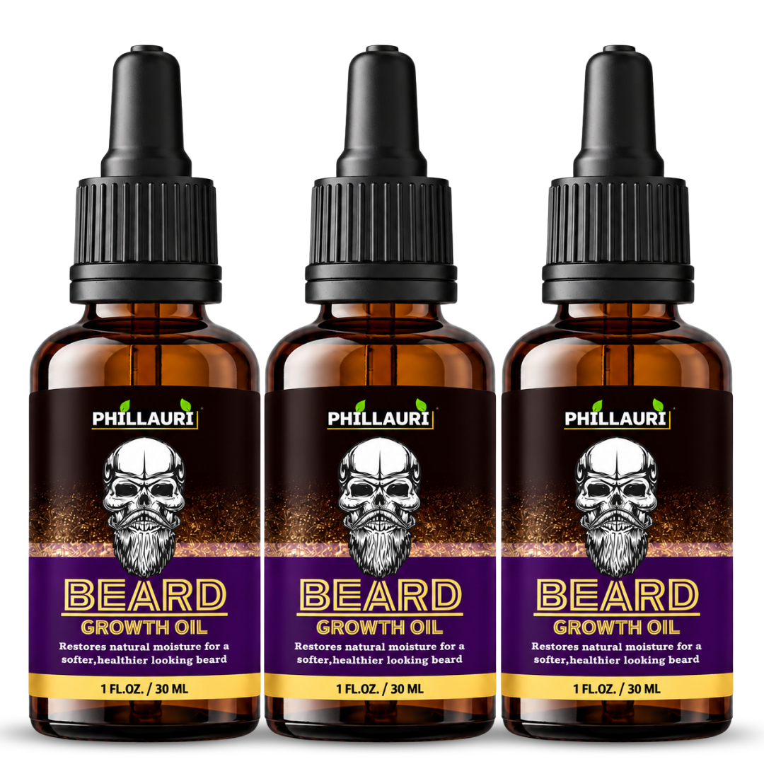 Phillauri Beard Growth Oil – With Castor & Sesame Oil