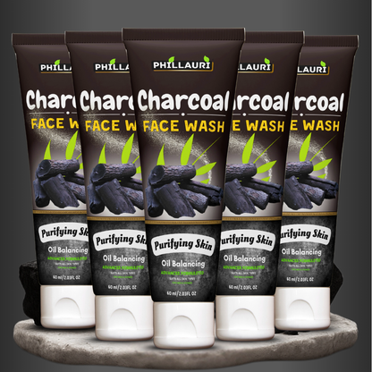 Phillauri Charcoal Face Wash For Oil Balancing, 60ml