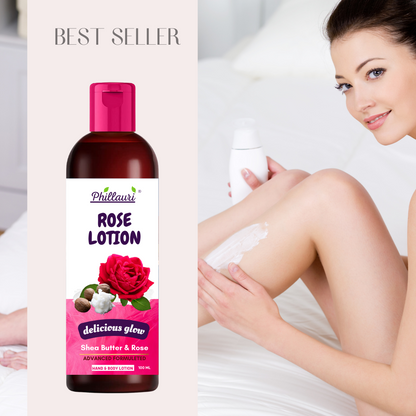 Phillauri Advanced Formulated Rose Body Lotion For Delicious Glow Skin