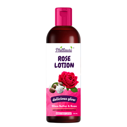 Phillauri Advanced Formulated Rose Body Lotion For Delicious Glow Skin