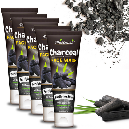 Phillauri Charcoal Face Wash For Oil Balancing, 300ml