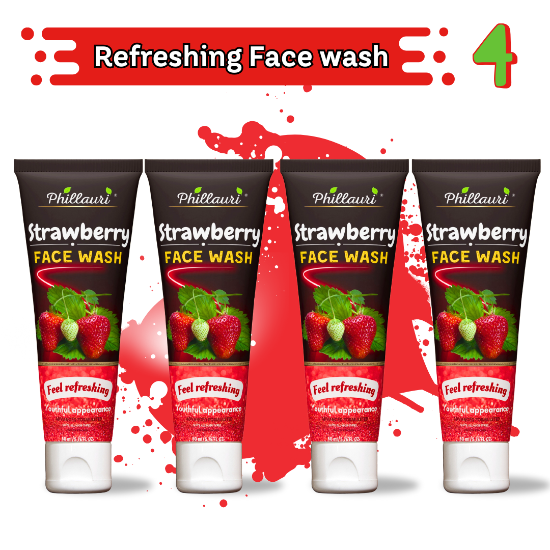 Phillauri Strawberry Face Wash For Youthful Appearance, 240ml