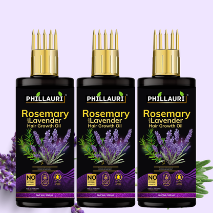 Phillauri Rosemary Lavender Hair Growth Oil, Paraben Free, 100ml